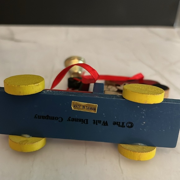 Walt Disney World Mickey Mouse Figurine Christmas Ornament with Bell - Picture 10 of 11